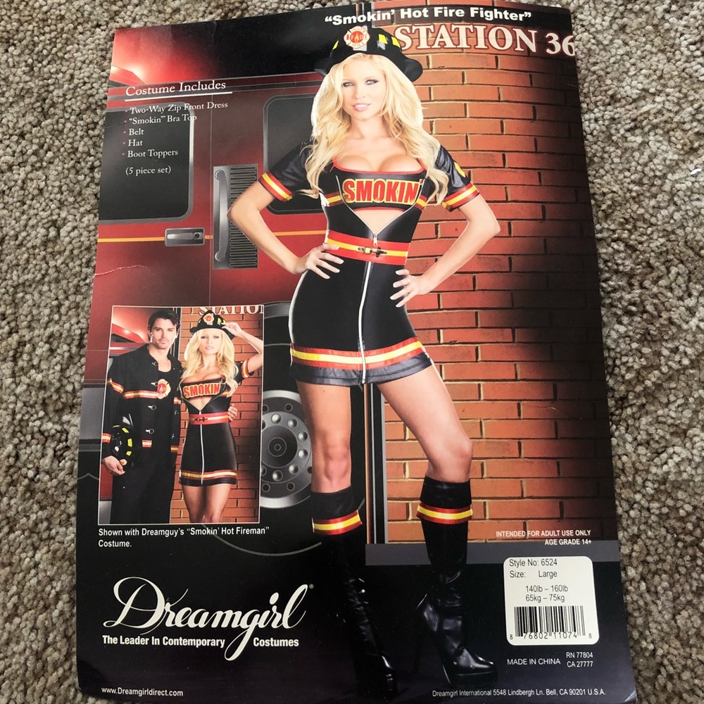 FIREFIGHTER HALLOWEEN COSTUME